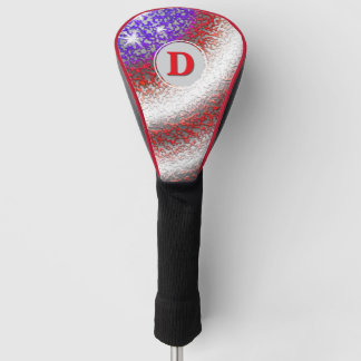 Stars-n-Stripes Monogram Golf Head Cover
