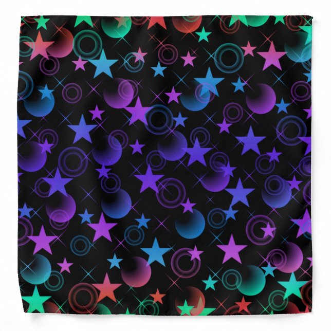 Stars 'n Stuff Pattern Bandana (Front)