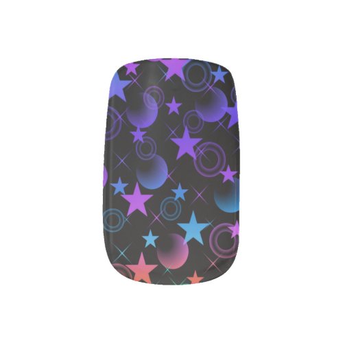 Stars n Stuff Pattern Minx Nail Art