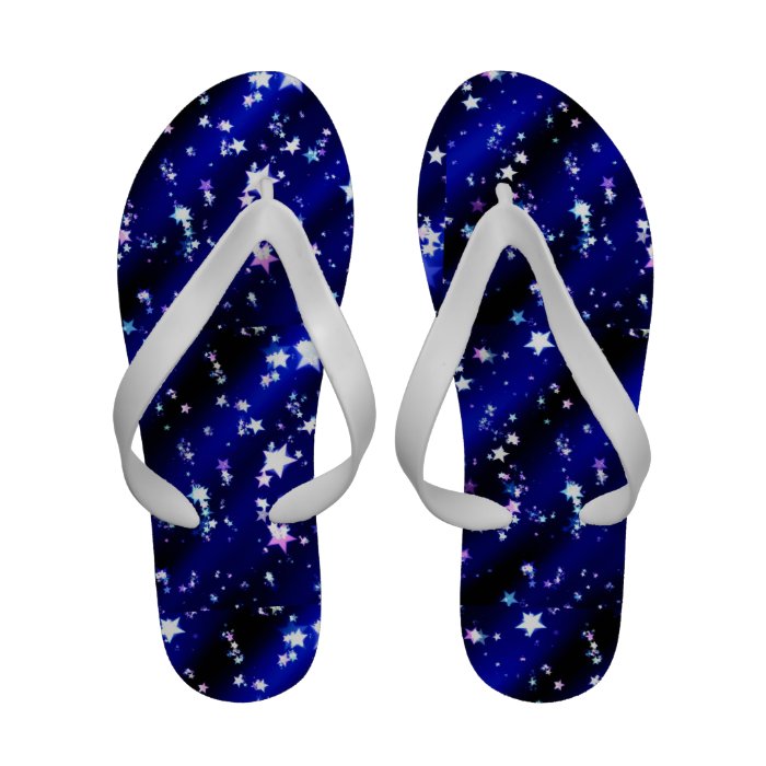 Stars Night Sky High Quality Toe Thong Slippers Sandals