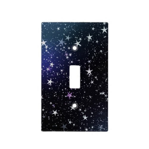 Stars night sky light switch cover