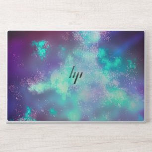 Stars Night Sky Midnight Neon Lights Milky Way HP Laptop Skin