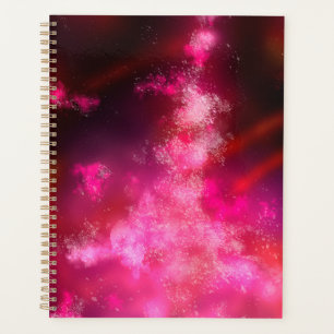 Stars Night Sky Midnight Pink Flare Milky Way  Planner