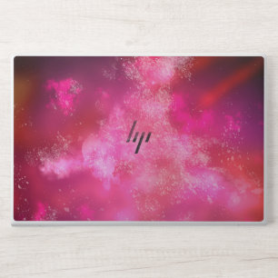 Stars Night Sky Midnight Pink Milky Way HP Laptop Skin