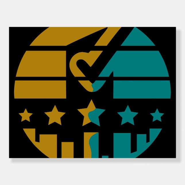 Stars of Approval - A Modern Perspective Foam Board (Front)