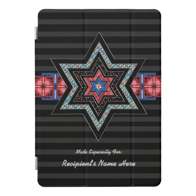 STARS of David and Stripes v2 (Personalized) iPad Pro Cover (Front)