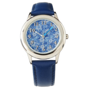 Stars of David Stained Glass Watch