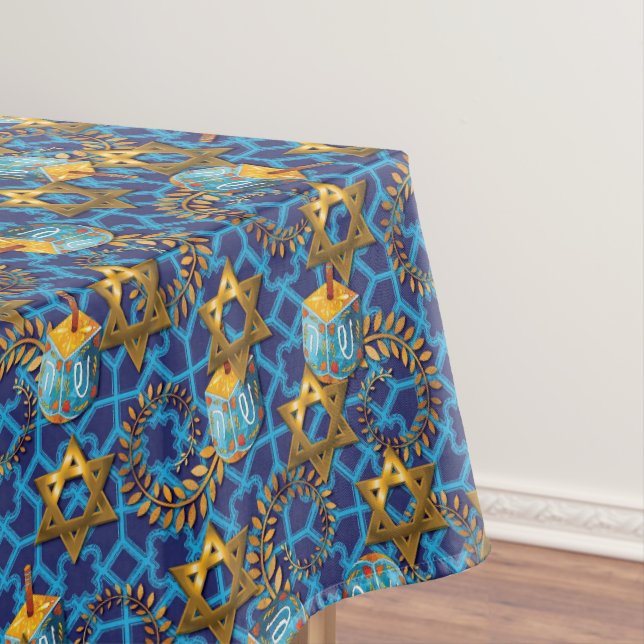 Stars Of David Tablecloth (In Situ)