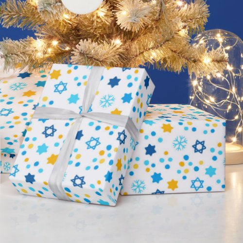 Stars Of David Wrapping Paper