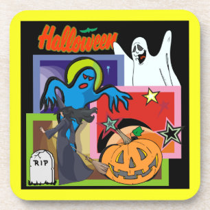 Stars of Halloween - Drink Coaster