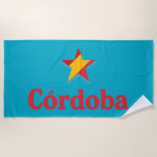 Stars of Spain – Cordoba Beach Towel (Front)