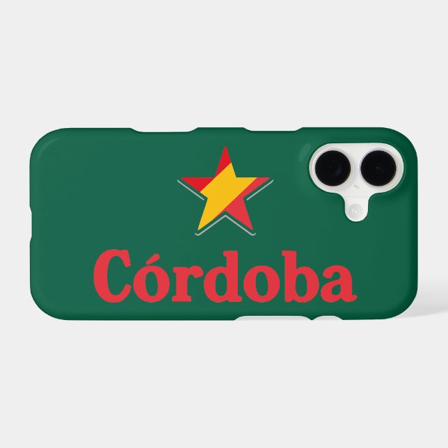Stars of Spain – Cordoba iPhone Case (Back Horizontal)