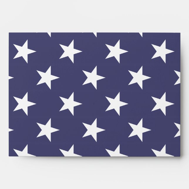 STARS ON BLUE ENVELOPE (Front)