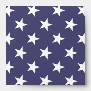 STARS ON BLUE ENVELOPE