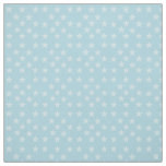 Stars on Blue Monogram or Name Custom Fabric