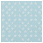 Stars on Blue Monogram or Name Custom Fabric