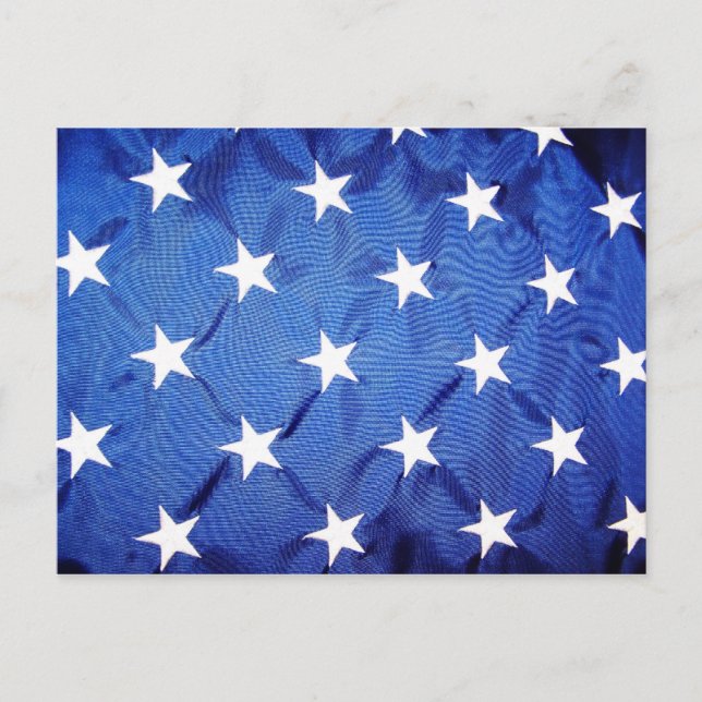 Stars on Blue Postcard (Front)