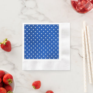 Stars On Fabric Texture by Shirley Taylor Paper Napkins