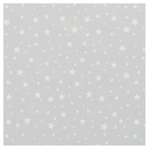 Stars on Gray Fabric | Zazzle