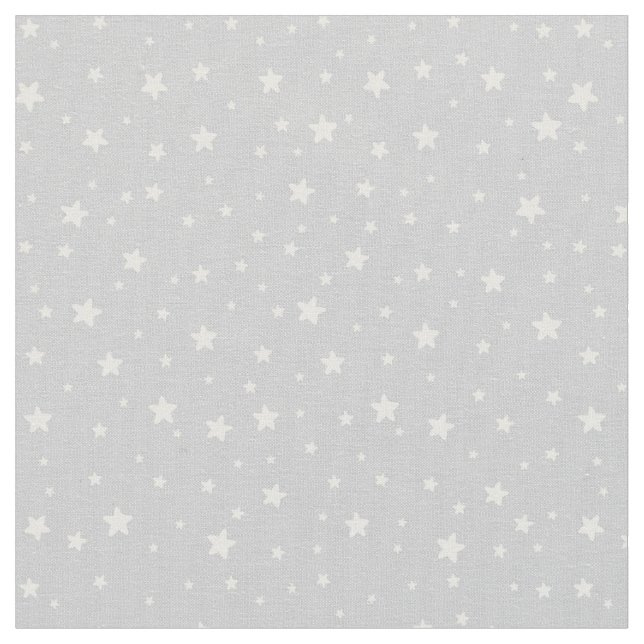 Stars on Gray Fabric (Close Up)