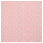 Stars on Pink Monogram or Name Custom Fabric