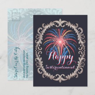 Stars Over the City • 1776–2026 Reception Invite