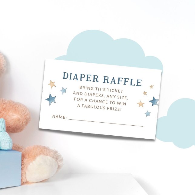 Stars Over the Moon Diaper Raffle Enclosure Card (Creator Uploaded)