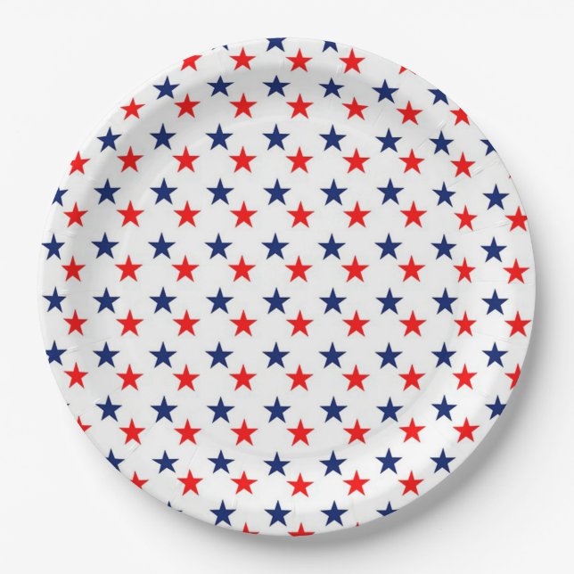 Stars Paper Plates (Front)