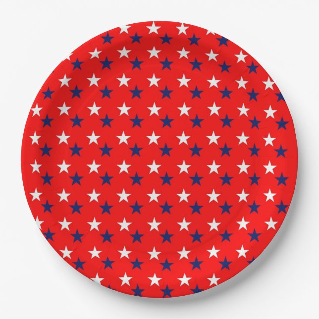 Stars Paper Plates (Front)