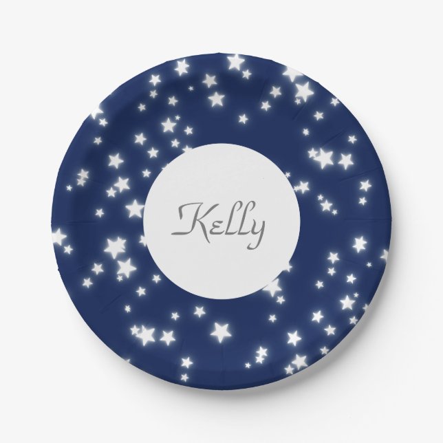 Stars Paper Plates (Front)
