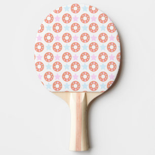 Stars Pastel Donuts with Star Ping Pong Paddle