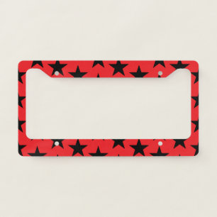 Stars Pattern 10 License Plate Frame