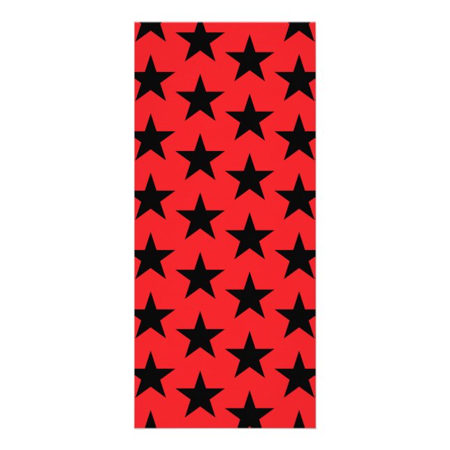 Stars Pattern 10 Rack Card (Front)