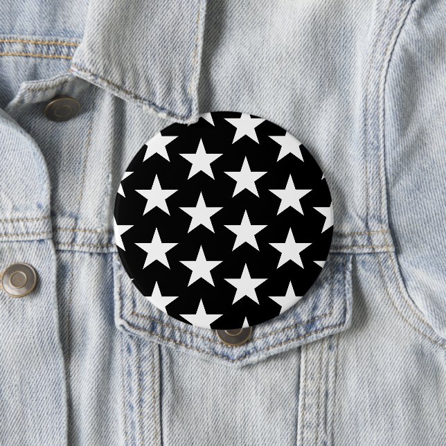Stars Pattern 11 Button (In Situ)