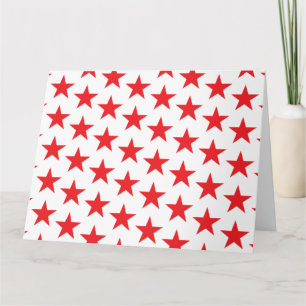 Stars Pattern 14 Thank You Card