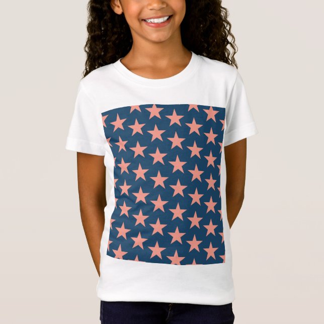 Stars Pattern 3 T-Shirt (Front)