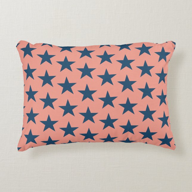 Stars Pattern 4 Accent Pillow (Front)
