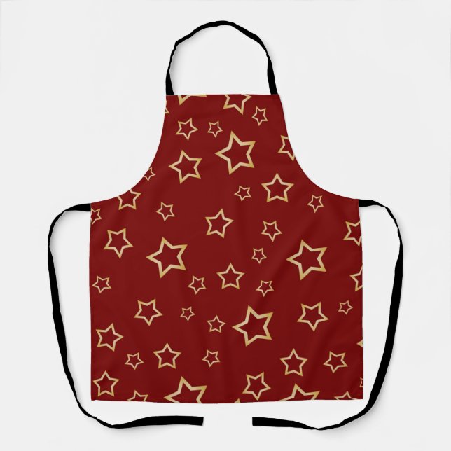 Stars pattern apron (Front)