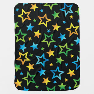Stars pattern baby blanket