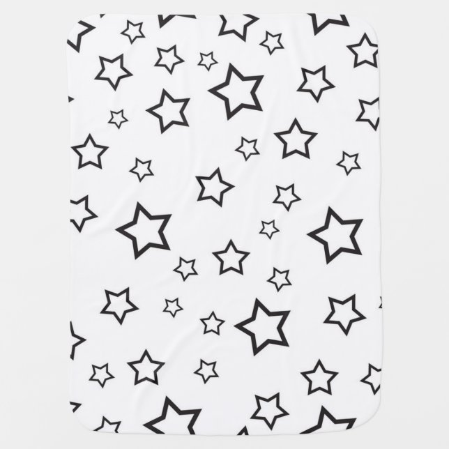 Stars pattern baby blanket (Front)