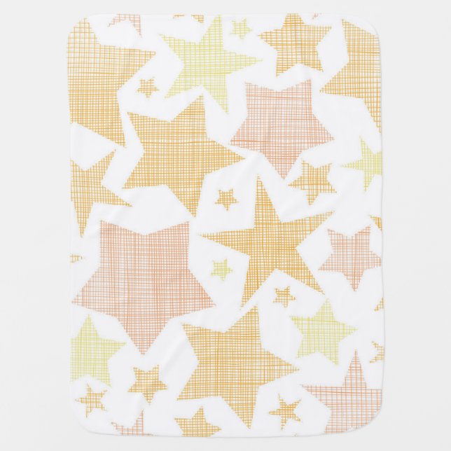 Stars pattern baby blanket (Front)