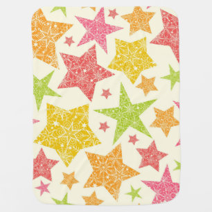Stars pattern baby blanket