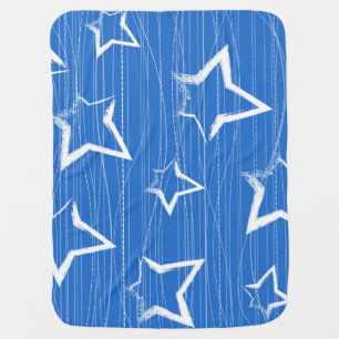 Stars pattern baby blanket