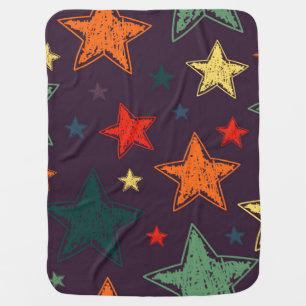 Stars pattern baby blanket