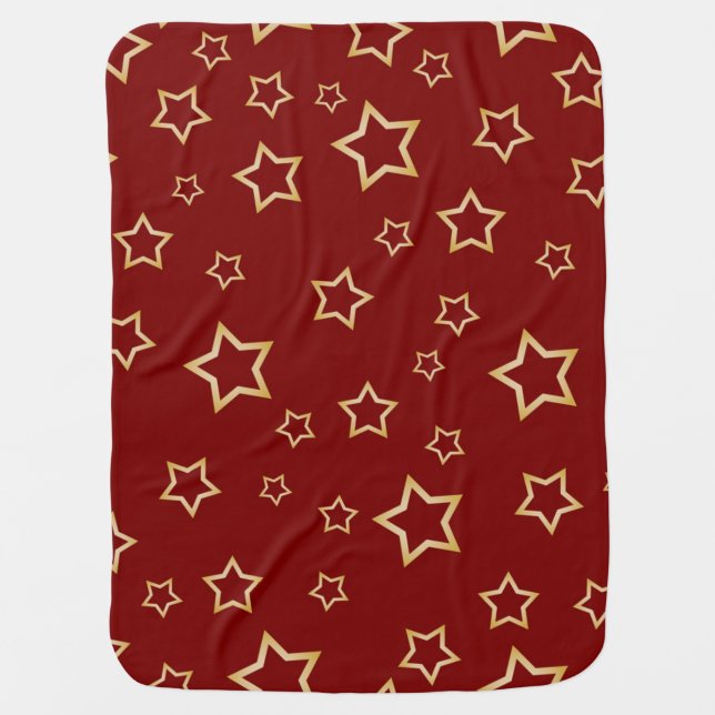 Stars pattern baby blanket (Front)