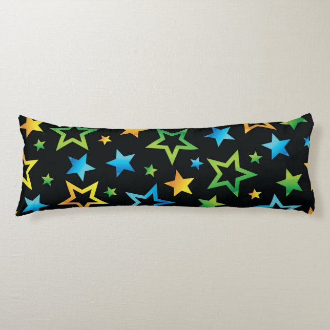 Stars pattern body pillow (Front)