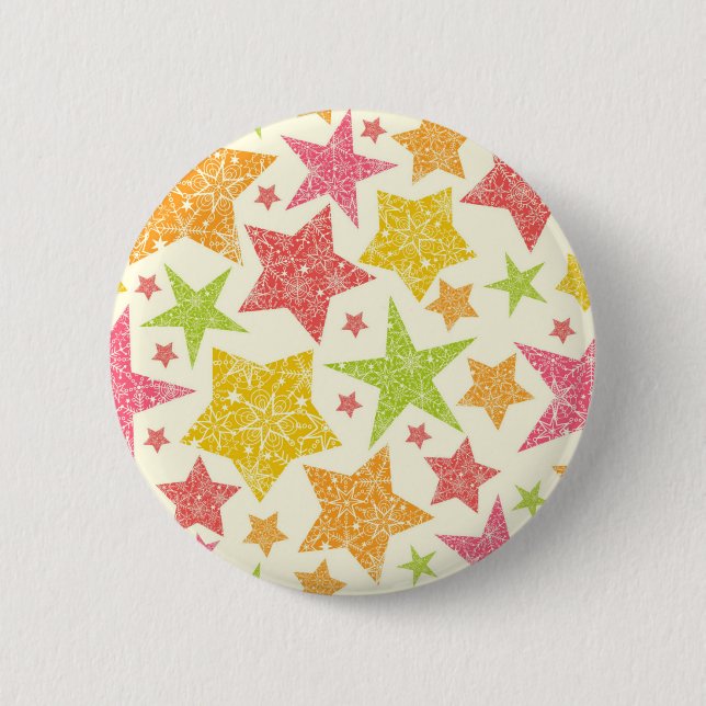 Stars pattern button (Front)
