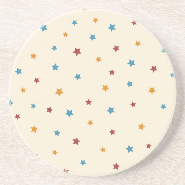 Stars pattern coaster (Front)
