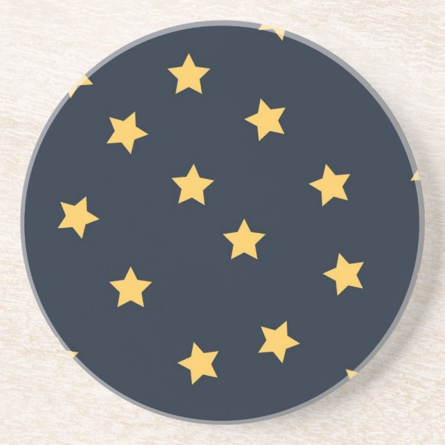 Stars pattern coaster (Front)