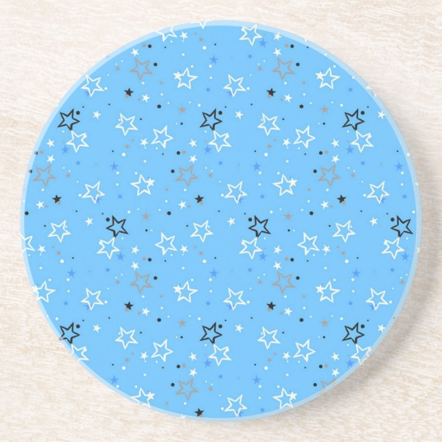 Stars pattern coaster (Front)